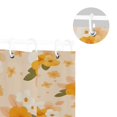 thumbnail image 5 of Peach Blossom Pattern 72x72 Waterproof Shower Curtain Liners Durable Metal C-Hooks Fade-Proof Thermal Print Anti-Splash, 5 of 5