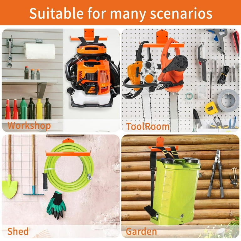 Hasthip 2Pcs Wall Hooks Heavy Duty, Utility Metal Garage Wall Hanger Hook, Wall Hanging Garage