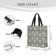 thumbnail image 2 of KLL Panda With Crown And Stars Pattern Aesthetic Tote Bag for Women Beach Bag Shopping Bags Shoulder Bag Reusable Grocery Bags, 2 of 5