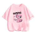 thumbnail image 4 of Camisón infantil de Stitch con diseño de anime kawaii, camisetas casuales de verano a la moda con múltiples dibujos animados, camisetas con cuello redondo y manga corta estampadas, 4 of 5