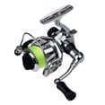 thumbnail image 3 of Mini carrete de pesca de bolsillo rodamientos de 4.3: 1 pequeño carrete giratorio de metal Zulema Mini carrete de pesca, 3 of 8