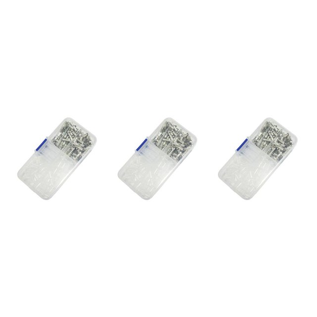Kenally 200 Pieces Professional 3mm Copper Crimp Plug-In Terminal Connector Wire High Terminal Press Connectors Electric Strength Set Type1 NO1 Kenally CBP493203