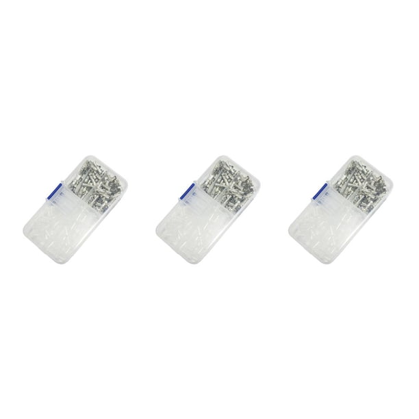 Scienceny 200 Pieces Professional 3mm Copper Crimp Plug-In Terminal Connector Wire High Terminal Press Connectors Electric Strength Set Type1 NO1 Scienceny CBP493203