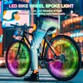 thumbnail image 5 of 4 luces para rueda de bicicleta (coloridas y azules), luces LED para rueda de bicicleta con 3 modos de parpadeo, resistentes al agua, 5 of 5