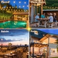 thumbnail image 3 of Dopwii Guirnalda de Luces LED Exterior, ST38 25M 25+2 Focos LED Inastillables Alto Brillo, Impermeable IP65, Serie Luz Vintage Decorativas para Iluminaci&oacute;n de Jardin Patio Boda Hogar Navida, 3 of 6