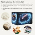 thumbnail image 5 of Ryvnso Cool Football Storage Basket Large Bin Foldable Boxes Toys Organizer 14.2x10.2x8.3in 1 PC, 5 of 8