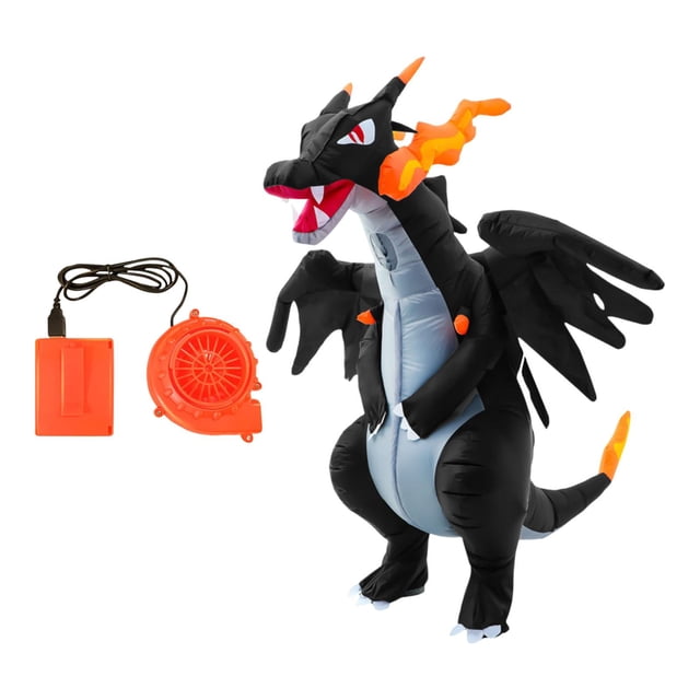 Disfraz inflable de dinosaurio, divertido disfraz de Halloween para carnaval y espectáculos.