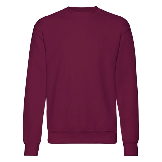 Fruit Of The Loom - Sudadera básica con Tejido Belcoro® (Burdeos)