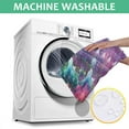 thumbnail image 6 of Colorful Tie Dye Pattern Square Tablecloth,Waterproof Square Table Cover,Wipeable Spillproof Washable Table Cover for Home Kitchen Party Decor 60"x60"(152x152cm), 6 of 6