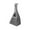 Gray_Base#3142, variant on Broom and Dustpan Set | Stainless Steel Handle | Heavy-Duty 3-Layer Bristles | Rotating Head 180° | Easy Clean Combo | Space-Saving | Polypropylene | White/Gray | 1 Piece | 7.87x4.25x3.6 in