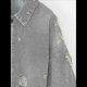 thumbnail image 5 of Chaqueta Vaquera con Mangas de Murciélago Deshilachadas y Cuello Vuelto para Mujer - Prenda Exterior de Algodón Grueso para Otoño e Invierno Azul S, 5 of 10