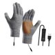 thumbnail image 5 of Guantes calefactables para hombre y mujer, ligeros, portátiles, antideslizantes, con 3 modos de calefacción. VM02 gris, 5 of 9