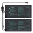 thumbnail image 2 of LUXBIRD 2 - Pack Seedling Heat Mats with Digital Thermostat Controller: Cultivate with Ease, 2 of 10