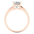 thumbnail image 4 of Solitaire Engagement Ring for Women - 2ct Moissanite in 14K Rose Gold Promise Ring, 4 of 6