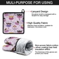 thumbnail image 7 of Ballet Princess Girls Pattern Kitchen Oven Mitt and Pot Holder Sets 2 Pcs for Baking, Cooking and Grilling, Heat Resistant Up To 392 °F, 7 of 7