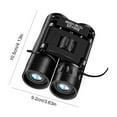 thumbnail image 3 of 500X25 Compact Pocket Binoculars for Adults Bird Watching - Small Lightweight Pocket Binoculars for Kids - Mini High Powered Folding Binoculars for Travel Hunting Concerts Hiking, 3 of 9