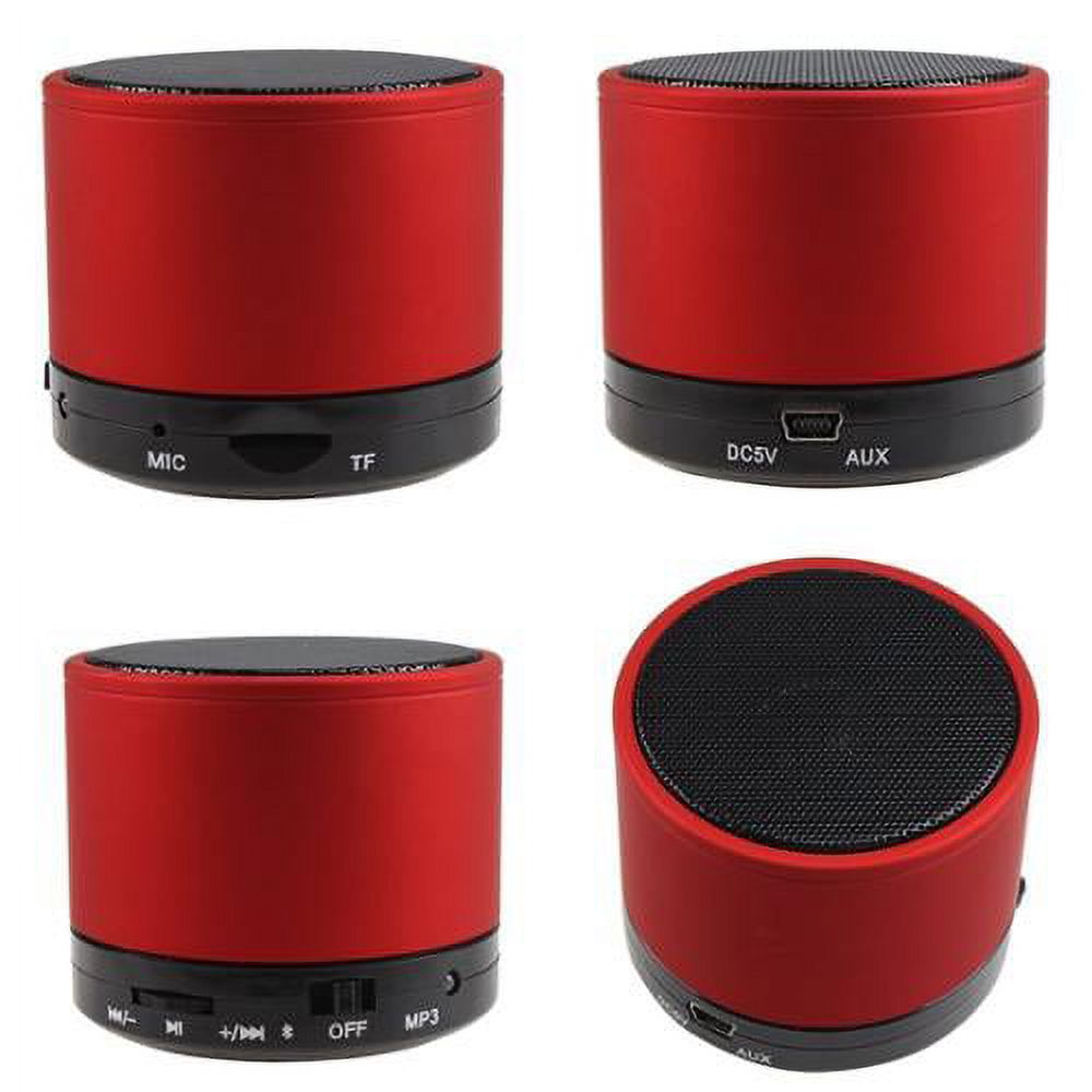 AGPtek BeatBox Mini Bluetooth Handfree Speaker For Phone, Iphone, Laptop ,Tablet PC ,IPAD, Samsung Galaxy colors(Red) - image 2 of 3
