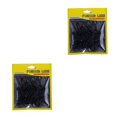 thumbnail image 4 of Eigraketly 20 unids/bolsa doble cola larva pesca señuelo Arrificial Grub plástico pez cebo falso gusano Type1 NO1 Eigraketly CBP087121, 4 of 5