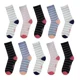 thumbnail image 1 of Calceta 10 Pares Dama Lee Multicolor Rayas B3378, 1 of 4