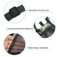 thumbnail image 3 of REGALWOVEN Water Bottle Bag, Mesh Portable Holder Adjustable Strap for Hiking and Camping Black, 3 of 6