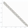 thumbnail image 2 of 14k White Gold Double Link Charm Bracelet 7 Inch "Bracelets, 2 of 2
