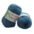 thumbnail image 2 of JilgTeok 2 Packs Warm Soft Natural Bamboo Charcoal Cotton Yarn Knitting Crochet Knitwear Wool Yarn for Sweater, Scarf, Hat, Socks Making Handcrafts 50g, 2 of 2