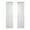 White, variant on Himition Transparent Window Curtain Sheer Window Voile Curtains Sheer Curtain for Home Bedroom Living Room - 270x100cm (White)