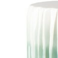 thumbnail image 2 of Livabliss Aynor Modern Garden Stool, 17" x 12", White/Aqua, 2 of 6