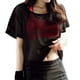 thumbnail image 1 of Top de malla para mujer, camiseta de malla holgada de secado rápido de manga corta para verano, Fitness, Yoga, ciclismo, negro, M YUNYI BRAND Deportes, 1 of 8