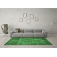 thumbnail image 3 of Ahgly Company Indoor Round Oriental Emerald Green Industrial Area Rugs, 6' Round, 3 of 4