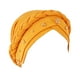 thumbnail image 1 of Qarigey 4 piezas Envoltura para la cabeza Estilos bohemios Cómodos colores surtidos Sombrero de pirata Atractivo suministros de abalorios Diademas para Accesorio para el cabello Amarillo Qarigey AP008789-04B, 1 of 5