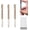 Gold, variant on Geometric Decompression Pen — Press to Transform, Crinkle Pens Funny Pens for Adults,Metallic Geometric Morphing Ballpoint Pen, Metal Shape Shifting Switch Pen, with 10 Refills (Gold)