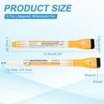 thumbnail image 2 of Magnetic Whiteboard Pen, 0.5-1mm Fine Tip Dry Erase Coffee Markers, 6 Pcs, 2 of 6