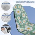 thumbnail image 7 of Kuiaobaty Daisy Print Towel Car Seat Covers with Storage Bag Sweat Absorption Car Seat Towel Cover After Gym Multi-Purpose Sweat Towels for Truck Sedan SUV, 7 of 7