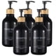thumbnail image 1 of Set de botellas dispensadoras para champú/acondicionador Mithrgrous, 500 ml, 5 unidades, 1 of 7