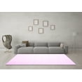 thumbnail image 3 of Ahgly Company Indoor Rectangle Solid Pink Modern Area Rugs, 7' x 10', 3 of 4