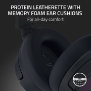 Razer Kraken Kitty V3 Pro Wireless RGB Kitty Headset for Gaming and Streaming, Black