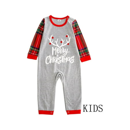 

Christmas Family Matching Pajamas Sets Round Neck Long Sleeve Printing Pullover And Long Pants