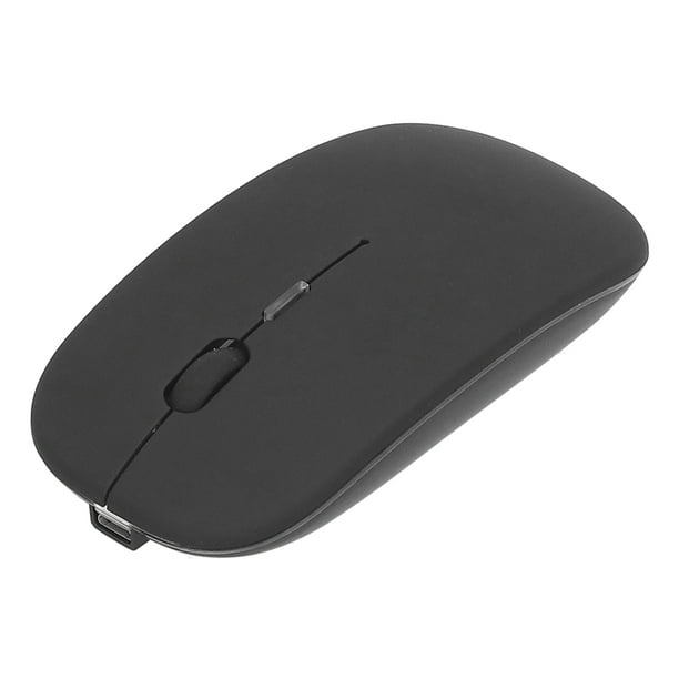 Ratón Inalámbrico Recargable Ratón Ligero Ergonómico 1600DPI con Sensor óptico Inteligente sin Ruido Distancia de Transmisión de 10 M 328 Pies 2 Opciones de Velocidad