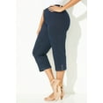 thumbnail image 3 of Catherines Women's Plus Size Everyday Capri With Sparkle Hem, 3 of 6