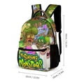thumbnail image 2 of My Singing Monsters Backpacks Cute Shoulder Bag Bookbag Casual Daypack Outdoor Travel Back Pack, 2 of 8