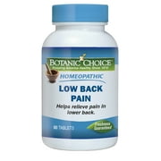 Botanic Choice Homeopathic Low Back Pain Formula, 90 Ct (2 Pk)