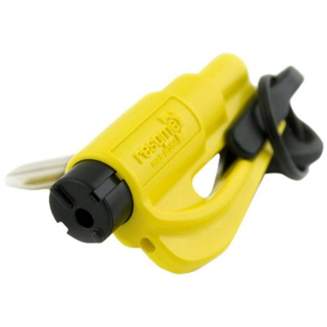 resqme The Original Keychain Car Escape Tool, Made in USA (Yellow