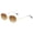 Gold Frame Double Dried, variant on 70s 80s 90s Trendy Oversized Sunglasses for Women Men Fashion Shield Aviator Sun Glasses UV400 Protection Goggles