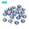 thumbnail image 3 of Unique Bargains Crystal Birthstone Charm, September Pendants Drop Bead Dark Blue, for Jewelry Making, 20 Pack, 3 of 6