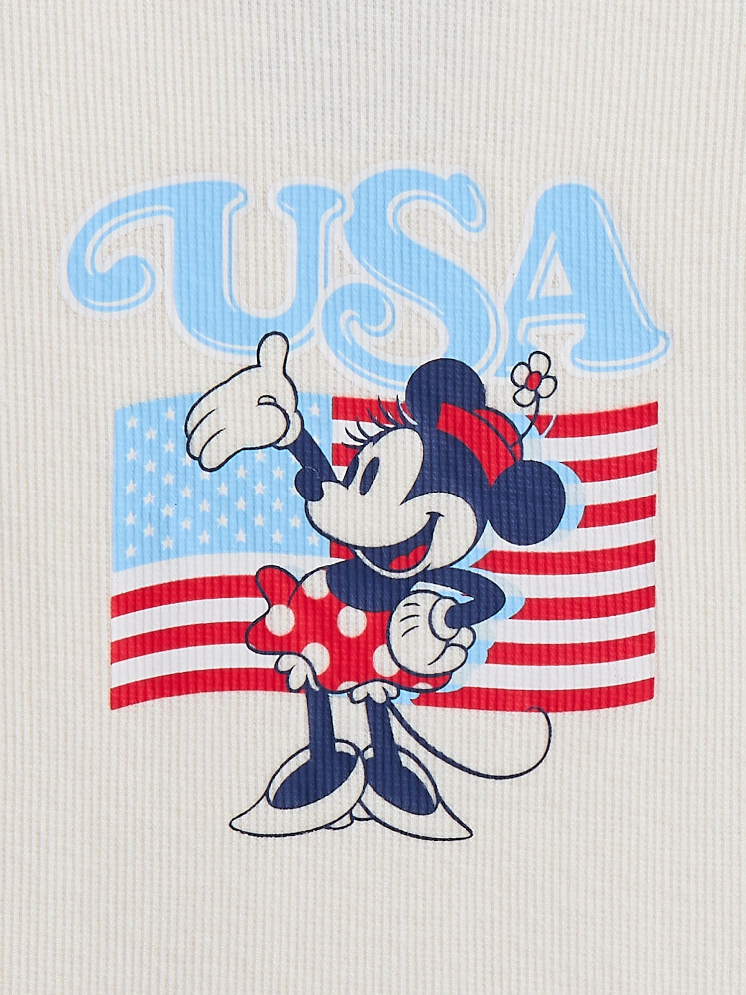 Disney Minnie Mouse Toddler Girls American Flag Graphic Tank Top, Sizes 12M-5T