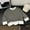 Gray, variant on Brown White Boys Striped Long Sleeve Shirt for Kids Kids, Soft Polyester Casual Top with Faux Two Piece Layered Look & Loose Fit,Size 9-10 T