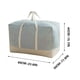 thumbnail image 3 of Caja de Almacenamiento Plegable de Lino y Algodón, 60 X 30 X 40 Cm, Bolsa Acolchada Gruesa, Organizador de Ropa Lavable y Transpirable para Mudanzas y Organización Del Hogar., 3 of 7