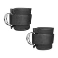thumbnail image 2 of Kickback Ankle Straps for Cable Machines Ankle Wraps Bodybuilding Leg Straps 2 D Black No Grid, 2 of 10