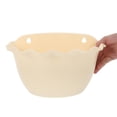 thumbnail image 5 of OFFIGAM 1Pc Semicircle Plastic Wall Planter in Beige for Hanging Indoor and Outdoor Flower Display, 5 of 8